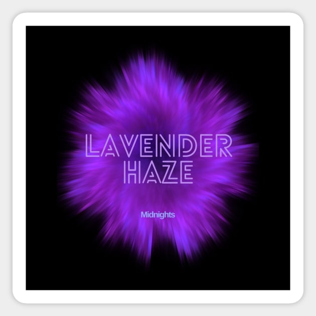 Lavender Haze Midnights Sticker by DadOfMo Designs